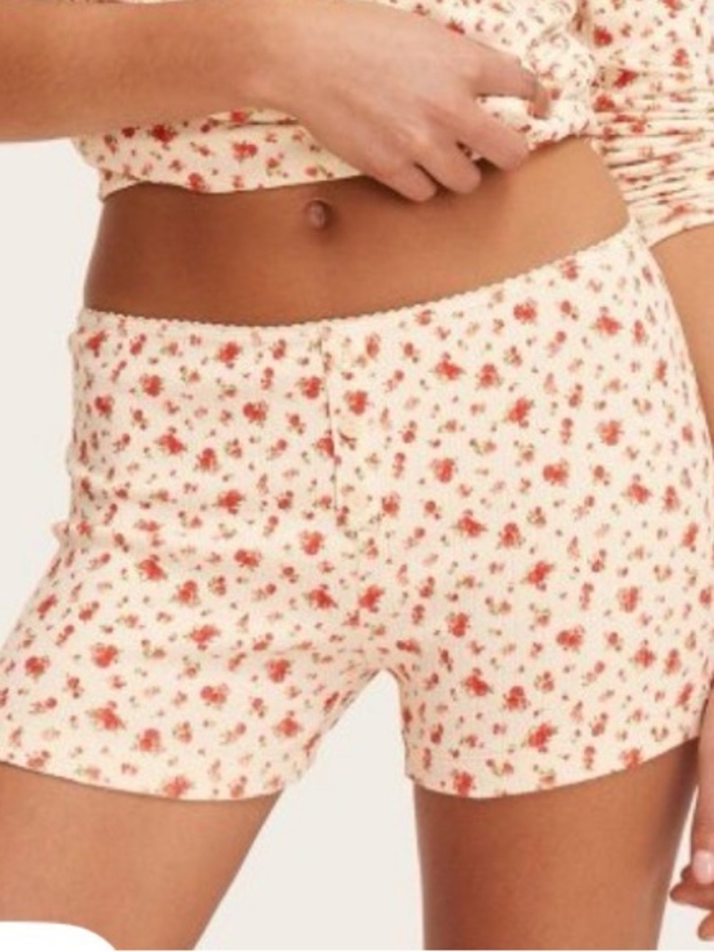 Parke x Target high-rise Pointelle Biker shorts M